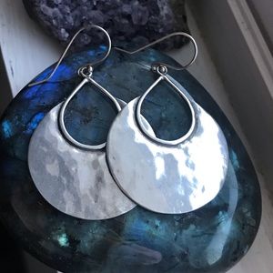 Sterling dangle earrings